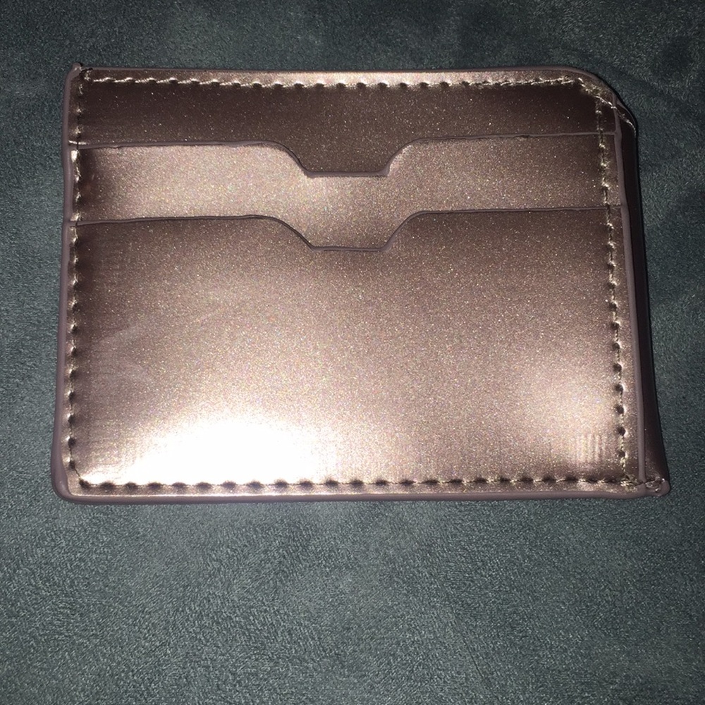 Metallic Sky Card Holder Pewter Color